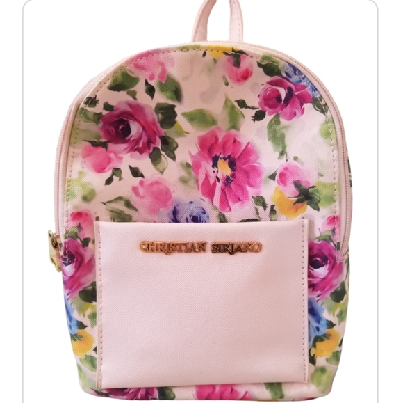 Christian Siriano Handbags - Christian Siriano Pink Floral Mini Backpack Women's One Size